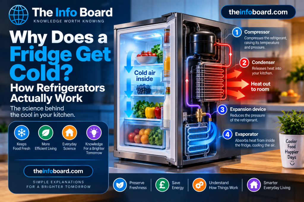 Why Does a Fridge Get Cold? How Refrigerators Actually Work