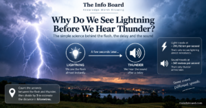 Why Do We See Lightning Before We Hear Thunder?