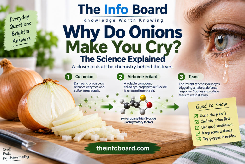 Why Do Onions Make You Cry?