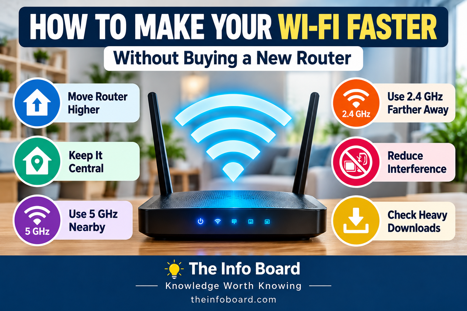 How to Make Your Wi-Fi Faster Without Buying a New Router