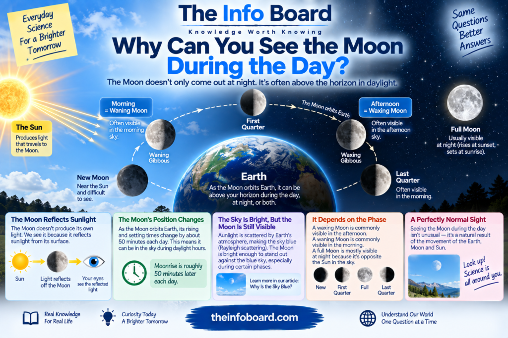 Why Can You See the Moon During the Day?