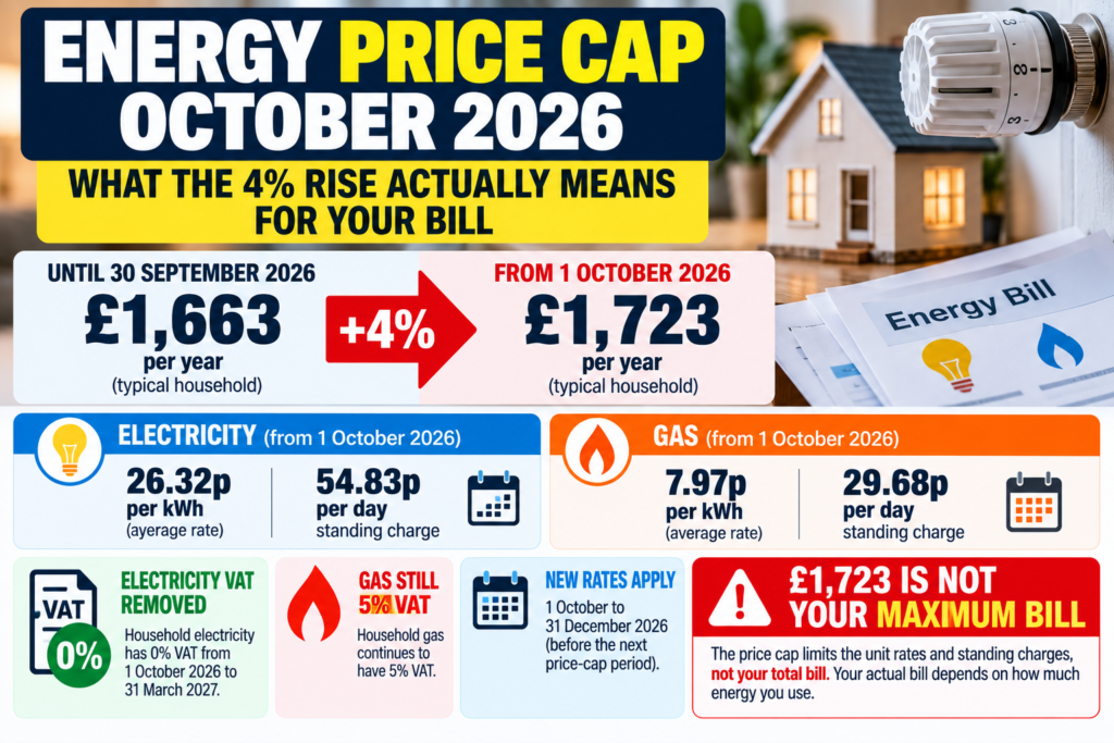 Energy Price Cap October 2026: What the 4% Rise Actually Means for Your Bill