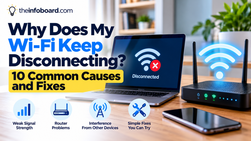 Why Does My Wi-Fi Keep Disconnecting? 10 Fixes